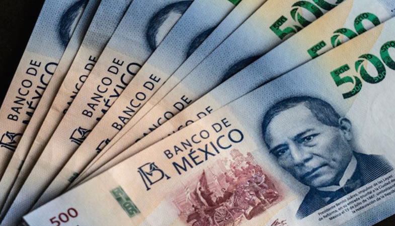 Peso mexicano se aprecia por tercera jornada consecutiva, registrando alza de 0.24%