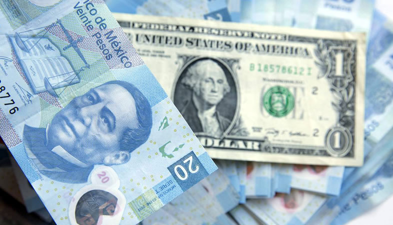 Peso mantiene tendencia alcista, cierra este martes en 17.07 por dólar