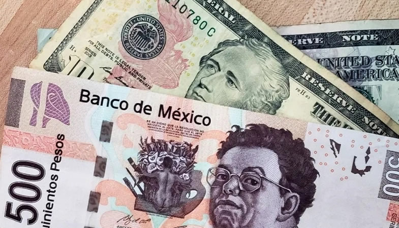 Peso mexicano se aprecia frente al dólar ante datos inflacionarios de la FED